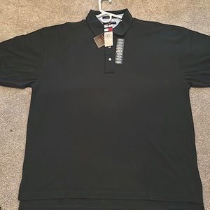 Tommy Hilfiger Mesh Cotton Short Sleeve Polo Shirt -XXL Dark Green -NWT